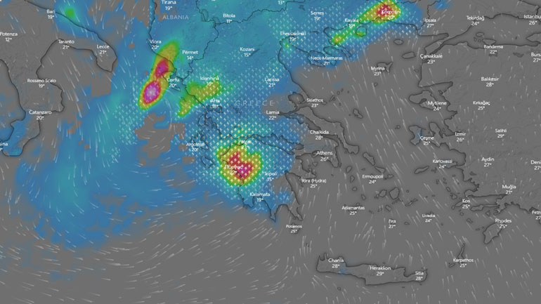 Συνεχίζεται η κακοκαιρία την Παρασκευή και το Σάββατο – Αναλυτικοί χάρτες