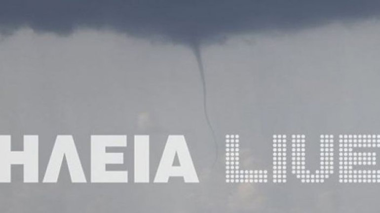 Εντυπωσιακοί υδροστρόβιλοι καταγράφηκαν στην Ηλεία