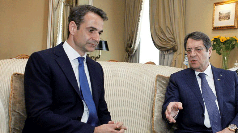 Τηλεφωνική επικοινωνία Μητσοτάκη – Αναστασιάδη για τις τουρκικές προκλήσεις