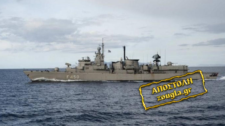 Αποκολλήθηκε η φρεγάτα Έλλη από τα αβαθή – Συνεχίζεται ο «Παρμενίων»