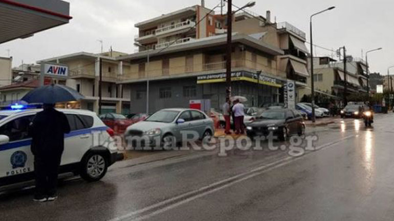 Τροχαίο με καραμπόλα στη Λαμία