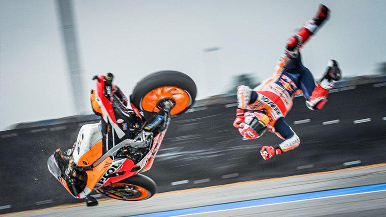 MotoGP2019, Ταϊλάνδη: Η τρομακτική πτώση του Marquez!