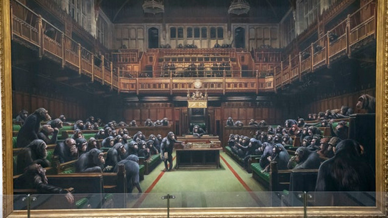 Sotheby’s: Ο πίνακας του Banksy που πουλήθηκε έναντι 11,1 εκατ. ευρώ Sotheby’s: Ο πίνακας του Banksy που πουλήθηκε έναντι 11,1 εκατ. ευρώ