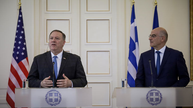 Πομπέο: «Οι ΗΠΑ θα προσφέρουν ξεκάθαρες και αδιαμφισβήτητες εγγυήσεις για την υποστήριξη της Ελλάδας»