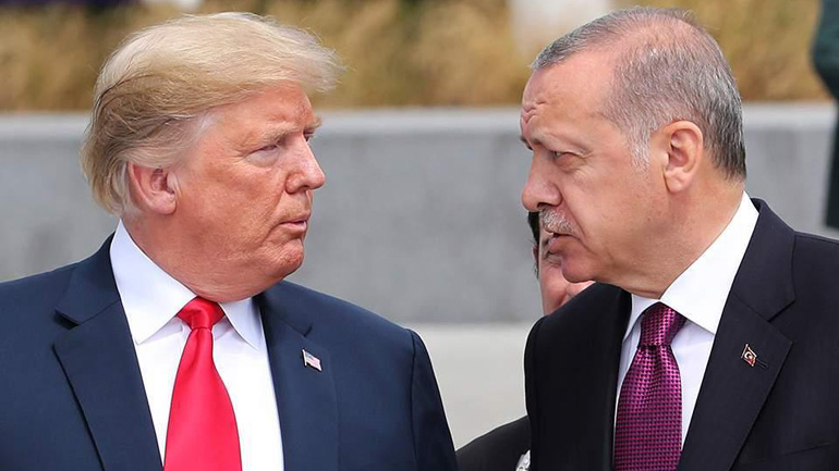 Ερντογάν και Τραμπ συζήτησαν τη δημιουργία “ασφαλούς ζώνης” στη Συρία