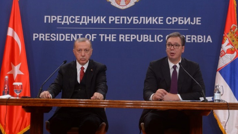 Οικονομική συνεργασία, ασφάλεια και άμυνα στην ατζέντα των συνομιλιών Βούτσιτς – Ερντογάν