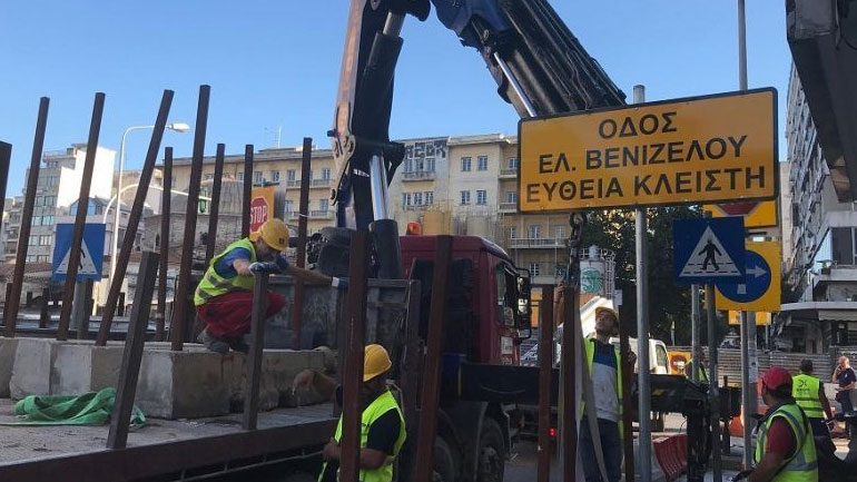 Σε 15 ημέρες θα αμφιδρομηθεί η Ίωνος Δραγούμη στο κέντρο της Θεσσαλονίκης