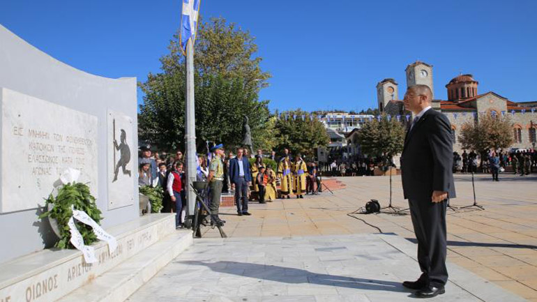 Παρουσία του ΥΦΕΘΑ Αλκιβιάδη Στεφανή στις εκδηλώσεις για την 107η επέτειο απελευθέρωσης της Ελασσόνας