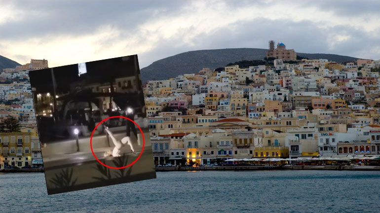 Αναστάτωσε το λιμάνι της Σύρου με τον αισθησιακό χορό της