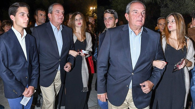 Kώστας Καραμανλής: Αγκαζέ με τη 16χρονη κόρη του στο Ηρώδειο!