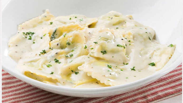 Αυθεντικά ραβιόλι με σπανάκι