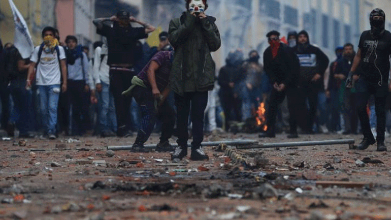 Ισημερινός: Τουλάχιστον 570 συλλήψεις σε διαδηλώσεις κατά της λιτότητας