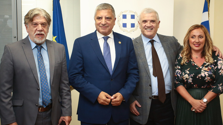 Στα γραφεία της Περιφέρειας Αττικής ο Δημήτρης Μελισσανίδης