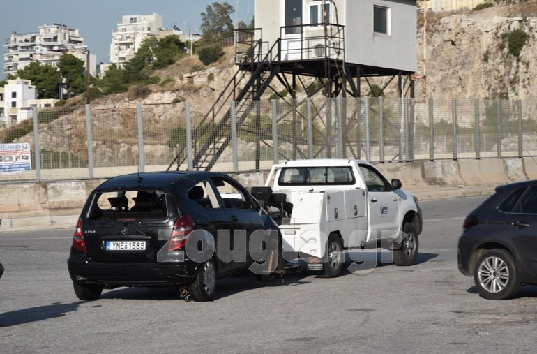 Το αυτοκίνητο το οποίο έπεσε στη θάλασσα