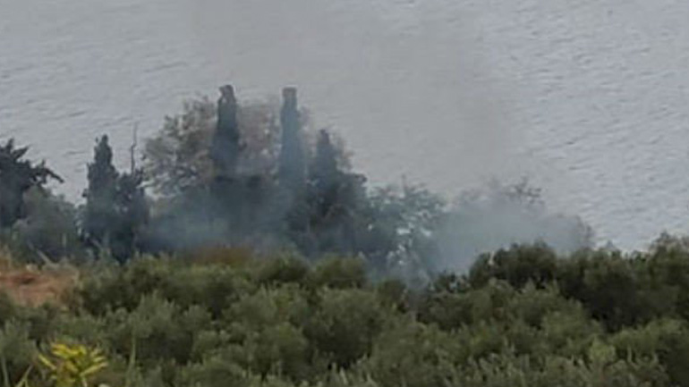 Πυρκαγιά στα Μεγάλα Χωράφια στα Χανιά