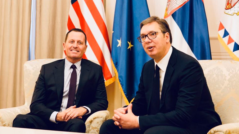Επίσκεψη του απεσταλμένου του Τραμπ στο Βελιγράδι