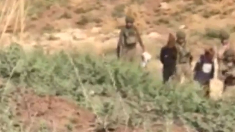 Προπαγανδιστικό βίντεο με σύλληψη κούρδων από τούρκους στρατιώτες