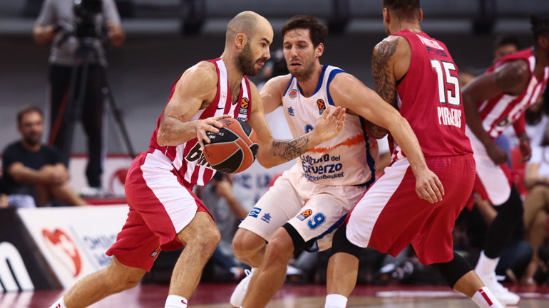 Ισοπεδωτικός ο Ολυμπιακός, 89-63 τη Βαλένθια