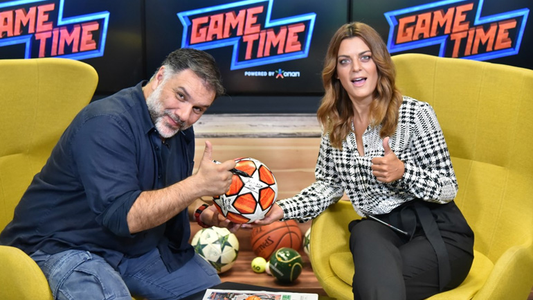 Ο Γρηγόρης Αρναούτογλου δείχνει τις ποδοσφαιρικές του γνώσεις στο Game Time του ΟΠΑΠ !