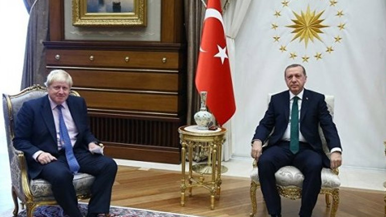 Τζόνσον προς Ερντογάν: Το Ηνωμένο Βασίλειο δεν μπορεί να υποστηρίξει την στρατιωτική επιχείρηση της Τουρκίας