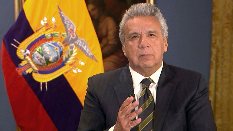 Λενίν Μορένο: Θα αποκαταστήσουμε την τάξη σε όλον τον Ισημερινό