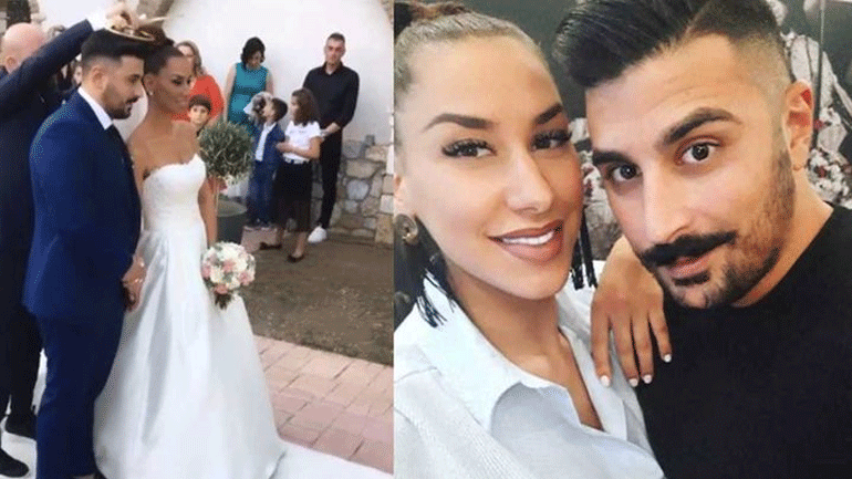 Παντρεύτηκε ο αδελφός του Παντελή Παντελίδη με την Πωλίνα Φιλίππου – Οι πρώτες φωτογραφίες