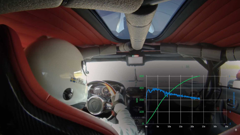 Το ανεπανάληπτο ρεκόρ της Koenigsegg Reggera μέσα από την καμπίνα