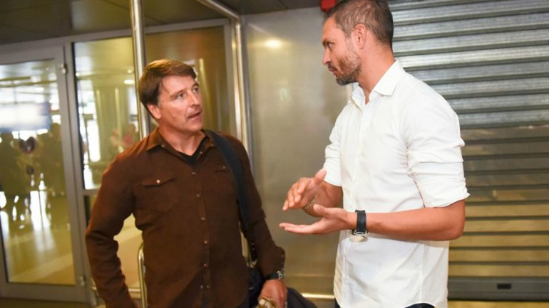 Άρης: Ο Χαριστέας παρουσίασε τον Ένινγκ στους παίκτες της ομάδας