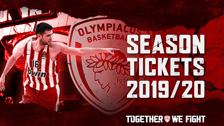 Μπάσκετ: Συνεχίζεται η διάθεση των εισιτηρίων διαρκείας του Ολυμπιακού