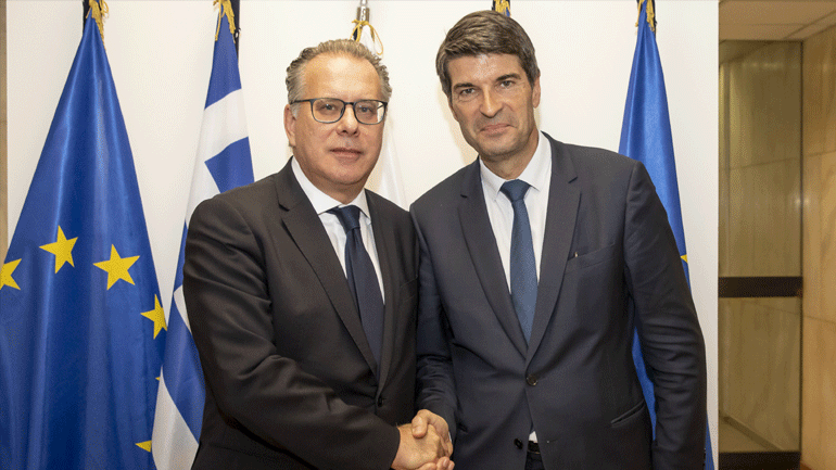 Συνάντηση Κουμουτσάκου με τον πρέσβη της Γαλλίας, Patrick Maisonnave