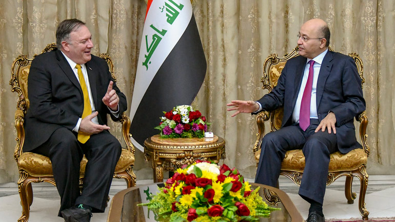 Τηλεφωνική επικοινωνία Πομπέο με τον πρόεδρο του Ιράκ για την τουρκική εισβολή στη Συρία