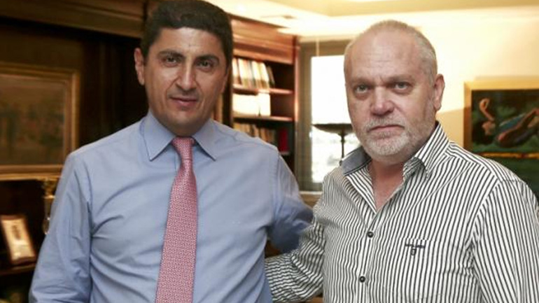 Συνάντηση Αυγενάκη με τον πρόεδρο του Ερασιτέχνη Ολυμπιακού, Μιχάλη Κουντούρη