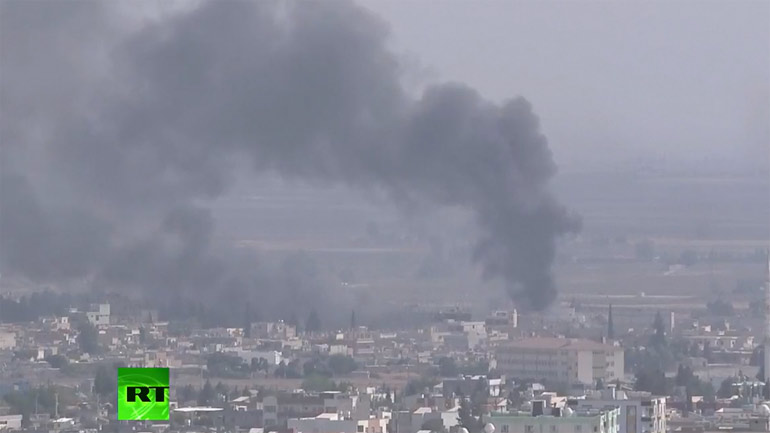 Ζωντανή εικόνα από τα σύνορα Τουρκίας-Συρίας: Οι επιχειρήσεις στην Ras al-Ayn