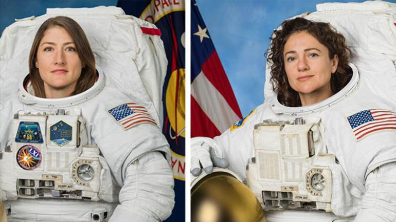 Η NASA επισπεύδει τον γυναικείο διαστημικό περίπατο και παρουσίασε δύο νέες στολές για τους αστροναύτες της