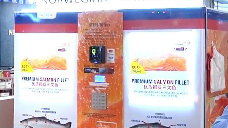 Στη Σιγκαπούρη το πρώτο ATM σολομού στον κόσμο