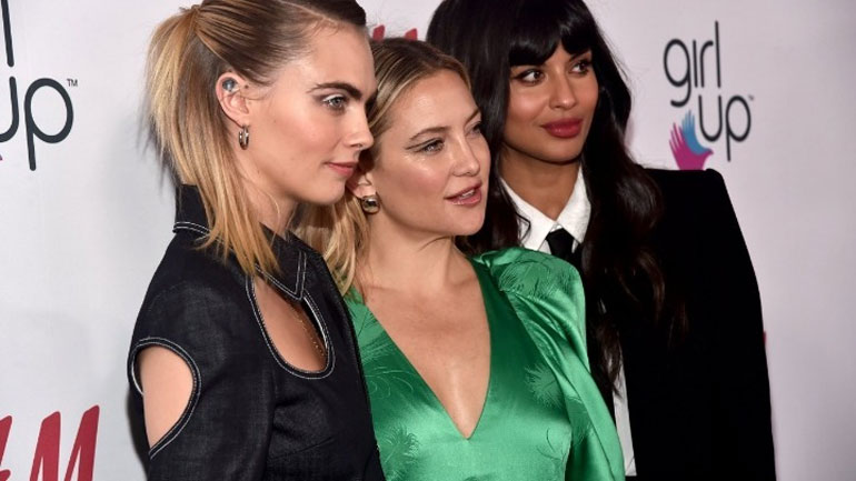 Κέιτ Χάντσον, Κάρα Ντελεβίν και Τζαμίλα Τζαμίλ βραβεύθηκαν από το κίνημα Girl Up