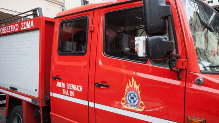 Πυρκαγιά σε εργοστάσιο ανακύκλωσης στη δυτική Θεσσαλονίκη