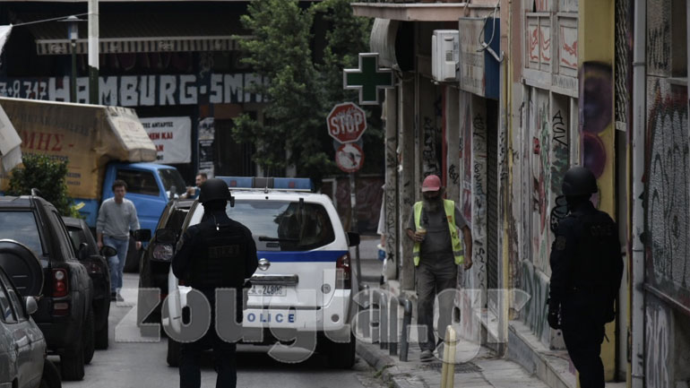 Επιχείρηση της Δίωξης Ναρκωτικών στα Εξάρχεια
