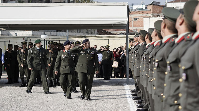 Παρουσία του αρχηγού ΓΕΣ στην τελετή ορκωμοσίας των πρωτοετών σπουδαστών της ΣΜΥ