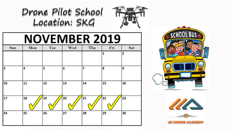 Μαθήματα πιστοποίησης Χειριστή Drone με αναγνώριση από την Υ.Π.Α.