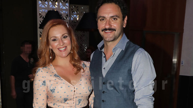 Μελέτης Ηλίας: Βραδινή έξοδος με τη σύζυγό του Θέμις Βουτσινά