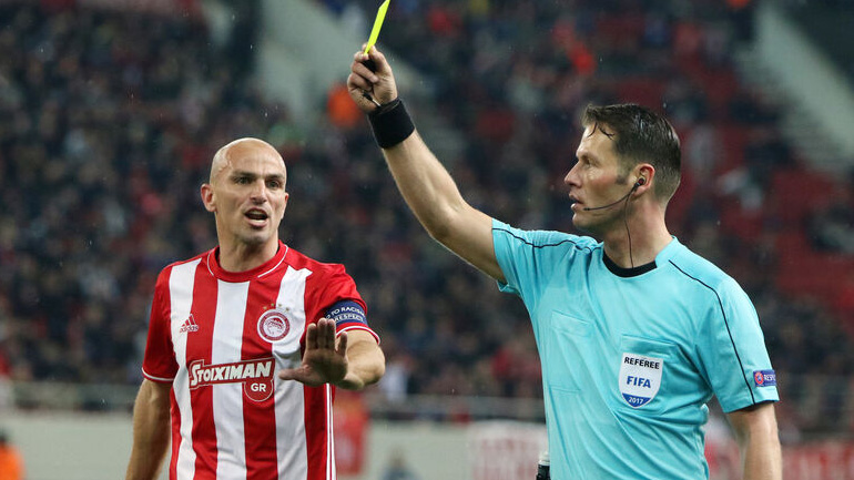 Διαιτητής του αγώνα Ολυμπιακός-Μπάγερν Μονάχου ο Ντάνι Μακέλι