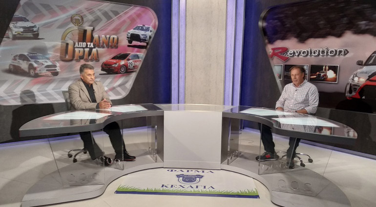 Ο Στράτος Φωτεινέλης (αριστερά) με τον Μανώλη Γιαννούλη