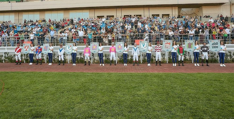Παρουσίαση αναβατών στο 73ο Ελληνικό Ντέρμπι ΟΠΑΠ