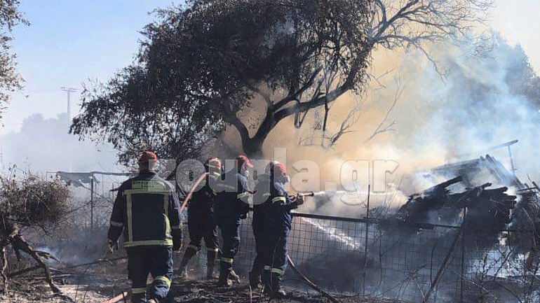 Πυρκαγιά στην Κηφισιά – Κινδύνεψαν σπίτια – Κάηκε φυτώριο