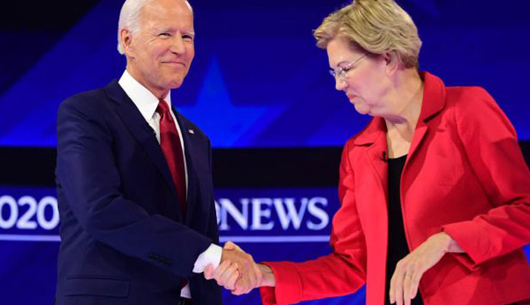 ΗΠΑ: Η Γουόρεν και ο Μπάιντεν προηγούνται στην κούρσα για το χρίσμα των Δημοκρατικών