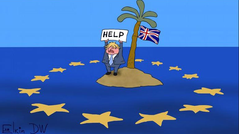 Σκίτσο του Sergey Elkin από την Deuche Welle