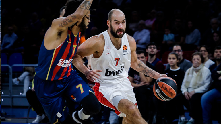 Ήττα για τον Ολυμπιακό στη Βιτόρια, 82-66 η Μπασκόνια Ήττα για τον Ολυμπιακό στη Βιτόρια, 82-66 η Μπασκόνια