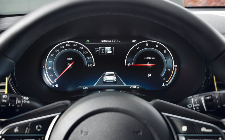 Ο ψηφιακός πίνακας οργάνων τροποποιείται ανάλογα το πρόγραμμα οδήγησης