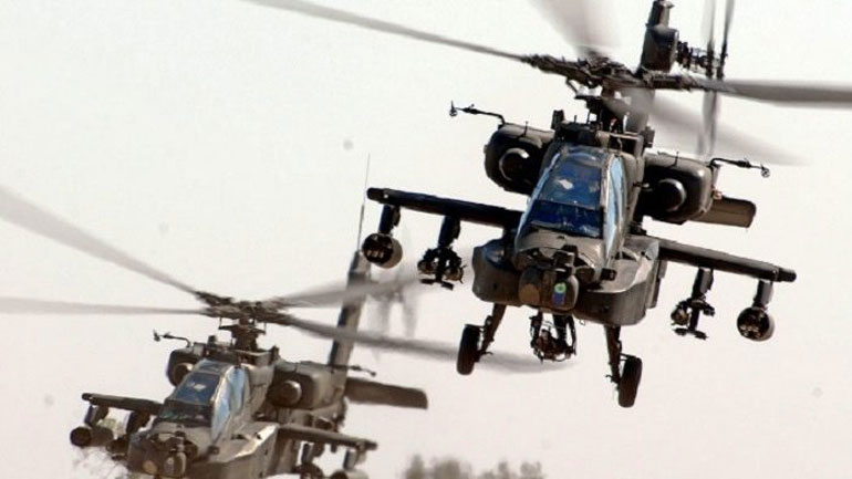 Στο Στεφανοβίκειο ελικόπτερα Apache και εξοπλισμός της 3ης ταξιαρχίας Στρατού των ΗΠΑ